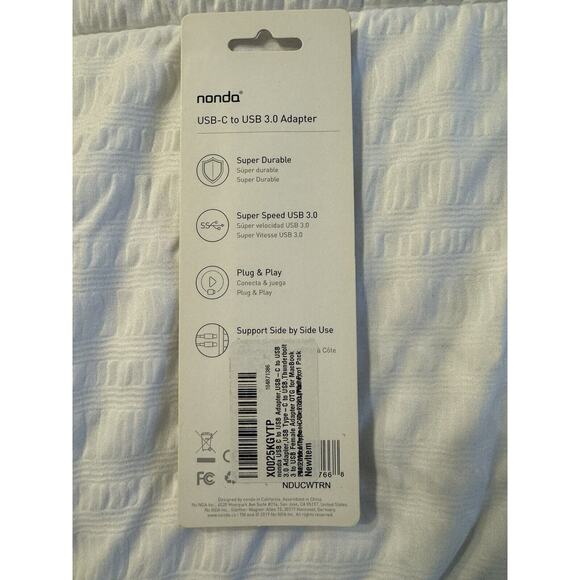 nonda USB C to USB 3.0 Adapter New - Picture 2 of 2